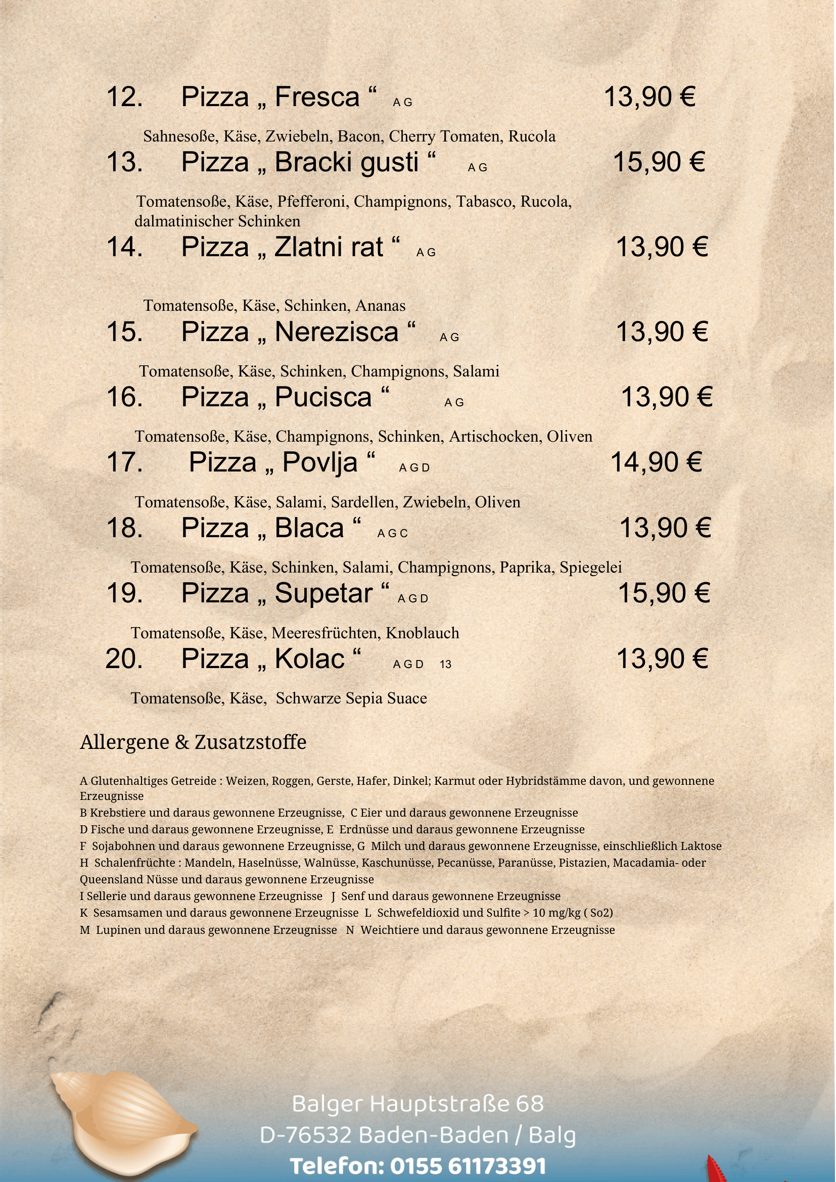 pizza karte 2026-2